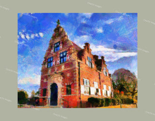 Zwaanendael Museum in Historic Lewes - Light Gray